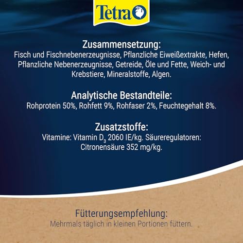 TetraMin Granules   langsam absinkendes ideal für in der mittleren Wasserschicht des Aquariums 1 L Dose