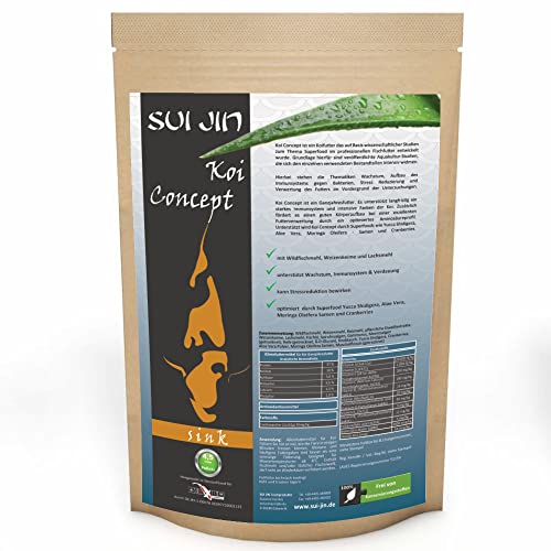 SUI JIN Teichprodukte Koi Concept Sink Superfood Koifutter Wachstum Farbe Futter 1kg