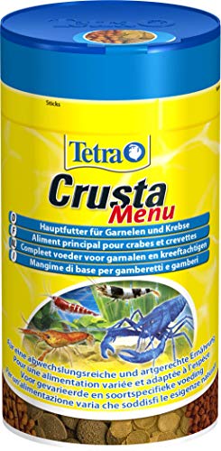  Crusta Menu   4in1 Futter Sticks Pellets Wafern Granules für Garnelen Krebse für eine abwechslungsreiche Ernährung 100 ml 1er Pack