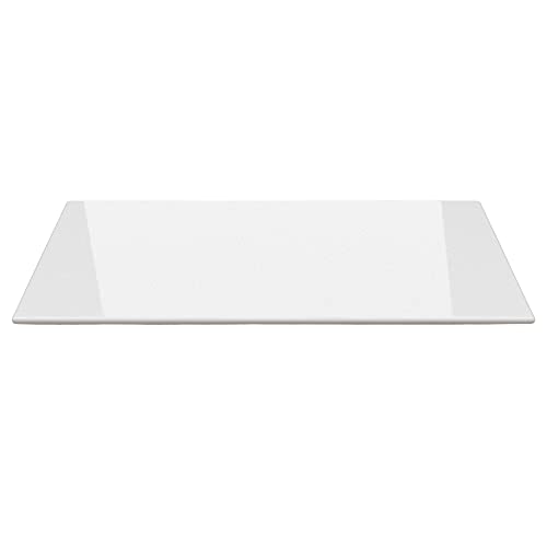 WEIßE Funkenschutz Kaminplatte Glas Ofen Platte NEU Dichtung beidseitig klebend Rechteck 120x60cm