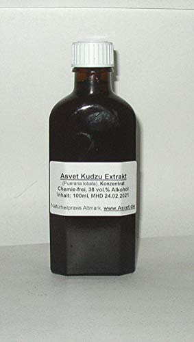 Asvet Kudzu Tinktur 100ml Tropfen Zubereitung ohne Chemie handgemacht vegan und natürlich