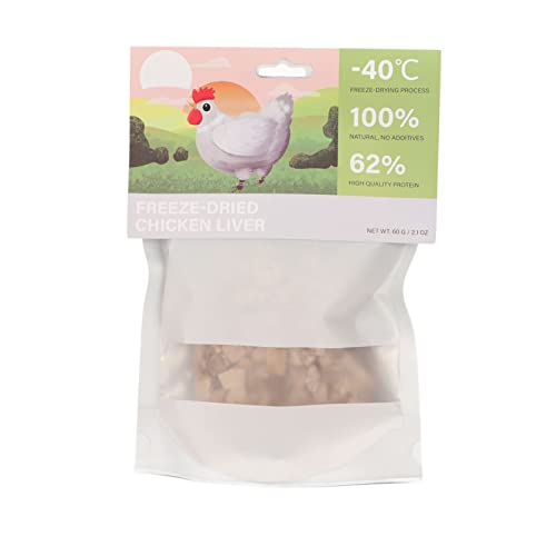 Gefriergetrocknete Snacks für Hunde gefriergetrocknete Hühnerleber für Haustiere ernährungsphysiologisch gesund für Hunde und Katzen gefriergetrocknetes Fleisch Nahrung für Tiere