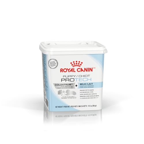 Royal Canin Puppy Protech Colostrium Milk 300 g Welpenmilch Kann zu einer optimalen Verdauung und einem harmonischen Wachstum beitragen Ab Geburt bis zur Entwöhnung