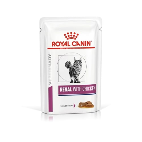  Renal Chicken 12x 85g Diät Alleinfuttermittel für ausgewachsene Zurützung Nierenproblemen Im Frischebeutel