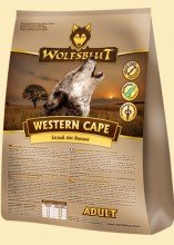 Warnicks Tierfutterservice Wolfsblut Western Cape Adult mit Strauß und Banane 2KG