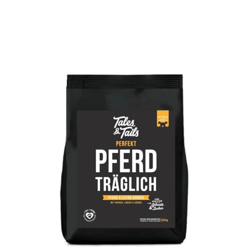 Tales Tails Halbfeuchtes Trockenfutter für Hunde Getreidefrei Eine Tierische Proteinquelle Hohe Akzeptanz Verträglichkeit 1.5 kg 1er Pack Pferd