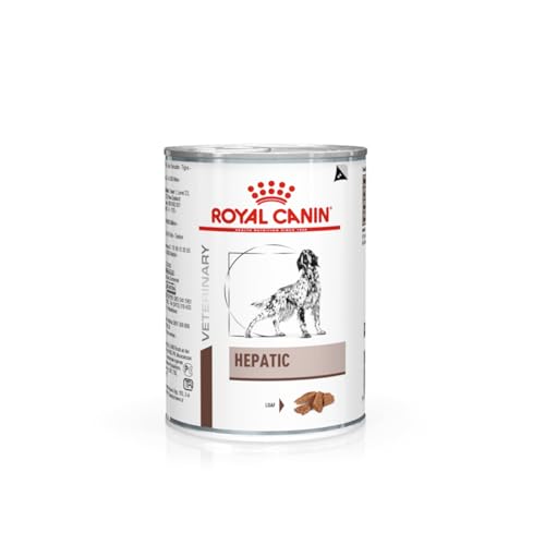 ROYAL CANIN Veterinary HEPATIC Mousse 12 x 420 g Diät-Alleinfuttermittel für ausgewachsene Hunde Kann dabei helfen die Leberfunktion bei chronischer Leberinsuffizienz zu unterstützen