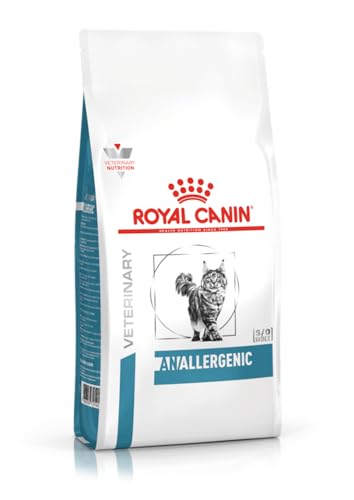 Royal Canin Veterinary Anallergenic für Katzen 4 kg Trockennahrung Diät-Alleinfuttermittel für ausgewachsene Katzen Stark hydrolysiertes Protein