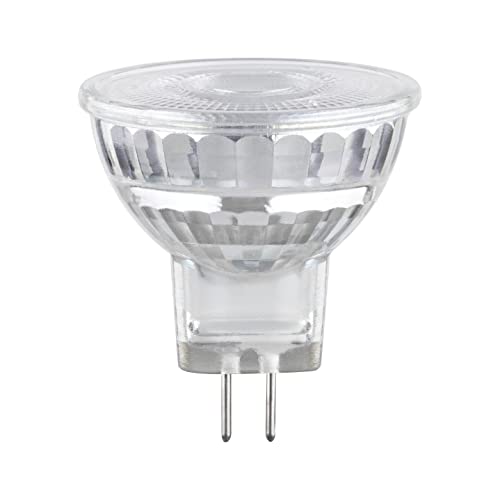 Paulmann 28978 Standard 12V LED Reflektor GU4 12V 1er-Pack 1 8W 184lm 35mm Silber Glas 2700K - Warmweiß Leuchtmittel