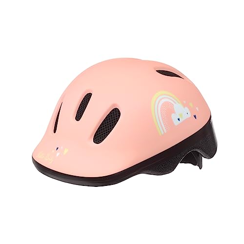 Polisport Unisex-Baby Helmet-Happy Rainbow- XXS 44 48 Helm Rosa