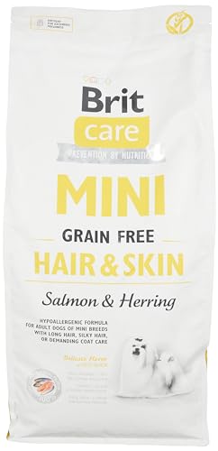 BRIT Care Mini Hair Skin Salmon Herring - Dry Dog Food - 7 kg