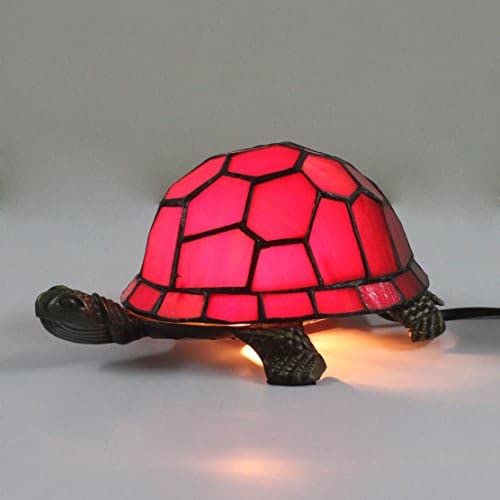 WAMBAS Europäische kreative rote Schildkröte Schildkröte Cuckold Tischlampe Kinderlampe Nachtlicht