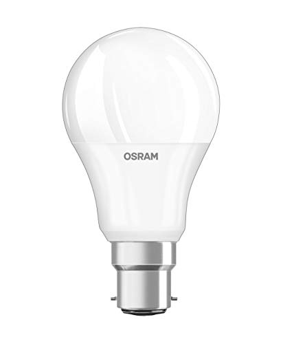 OSRAM mit B22d Sockel Warmweiss 2700K klassiche Birnenform 8.5W Ersatz für 60W Glühbirne matt STAR CLASSIC A