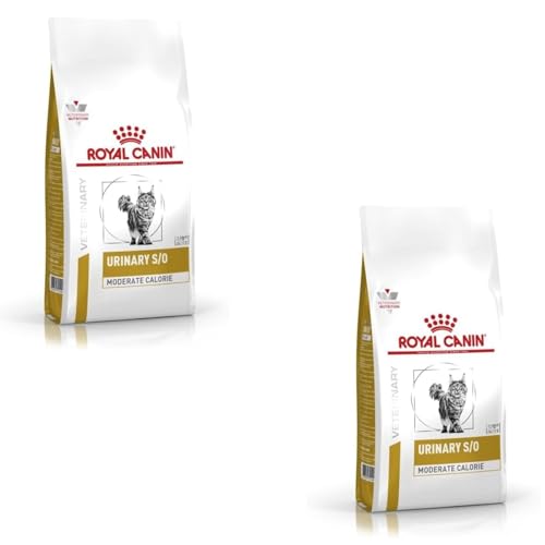 Royal Canin Veterinary Urinary S O Moderate Calorie Doppelpack 2 x 400 g Trockenfutter für Katzen Zur Unterstützung bei Struvitkristallen Moderater Energiegehalt