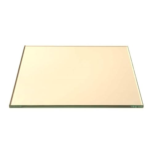 Kaminglas 20x10cm Ofenglas für den Kamin Backofen Hitzebeständiges 4 mm Starkes Beidseitig poliertes Sichtscheibe für Fireplace Temperaturbeständig bis 800 C 200x100mm