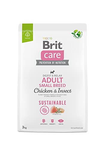 BRIT Care Dog Sustainable Adult Small Breed Chicken Insect - Dry Dog Food - 3 kg