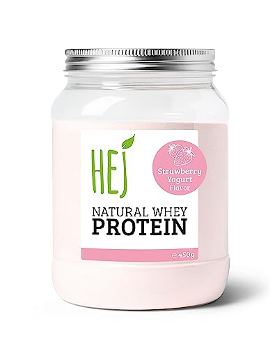 HEJ Whey Eiweiss Protein Pulver Shake Strawberry Yogurt - 450 g