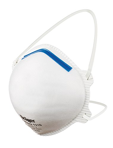 Dräger X plore 1310 FFP1 Atemschutz Maske Mundschutz als wirksamer Filter gegen Fein Staub und Partikel 20 Atemmaske in Universalgröße