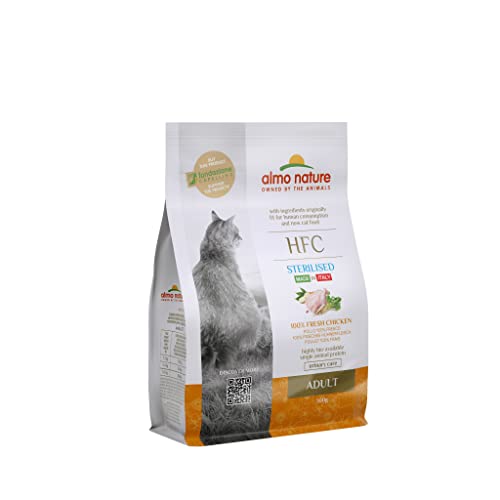 almo nature HFC Adult Sterilized - Trockennahrung für Katzen mit frischem Huhn ursprünglich Lebensmittelqualität und Werden jetzt für Katzennahrung verwendet.