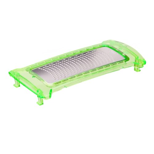 Genius Nicer Dicer Plus Reib-Einsatz Reibe fein inkl. Schutzabdeckung Zubehör Ersatzteile - kompatibel mit Nicer Dicer Plus - Käsereibe Gemüsereibe für Zitronen Parmesan Nüsse