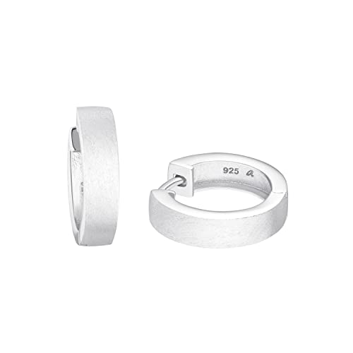 Amor Creolen 925 Sterling Silber Damen Ohrschmuck 1 5 cm Silber Kommt in Schmuck Geschenk Box