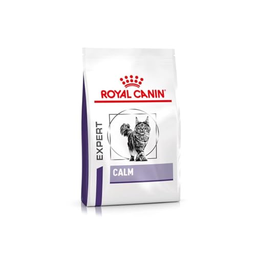 Royal Canin Expert Calm Trockenfutter 4 kg Alleinfuttermittel für ausgewachsene Katzen Möglicher entspannender Effekt Hydrolysiertes Milchprotein und L-Tryptophan