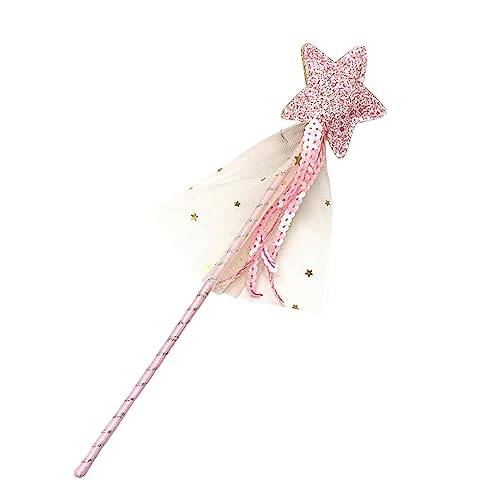 BEALIFE Cat Teaser Kids Sticks Weihnachtskostüm Mädchen Zauberstab Geburtstag Verkleiden Hochzeit Haustierbedarf Modischer Angel Stick Rosa