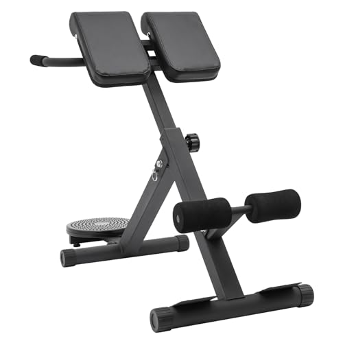 banborba Multifunktionale Bauchbank Hantelbank Klappbar Fitness Hyperextension Roman Stuhl römische Stuhl Bank Schrägbank Flachbank Verstellbar Trainingsbank Fitnessbank für Home Gym