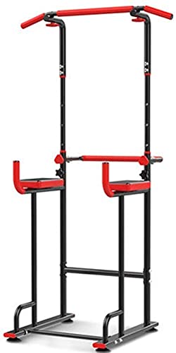 Krafttraining im Fitnessstudio Power Tower Klimmzug  und Dip Station höhenverstellbare Power Tower Station maximale Belastung 120 kg Passen Sie die Höhe für die Klimmzugstange Krafttraining Re