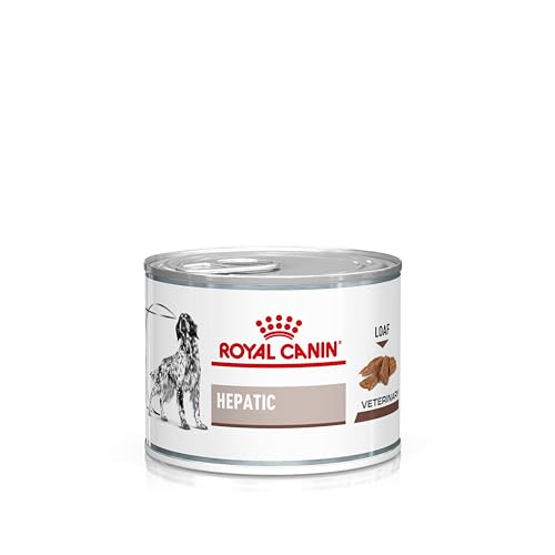 Royal Canin Veterinary HEPATIC Mousse 12 x 200 g Diät-Alleinfuttermittel für ausgewachsene Hunde Kann die Leberfunktion bei chronischer Leberinsuffizienz unterstützen