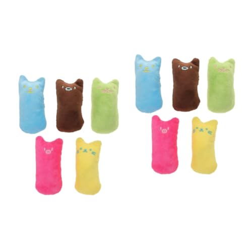 Yardwe 10 Plush Toy kleines Tierspielzeug das Geschenküschtier für Kleine Tiere Hauskatze Lieferungen