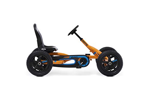 BERG Pedal-Gokart Buddy B-Orange Kinderfahrzeug Tretfahrzeug mit hohem Sicherheitstandard Luftreifen und Freilauf Kinderspielzeug geeignet fÃ¼r Kinder im Alter von 3-8 Jahren
