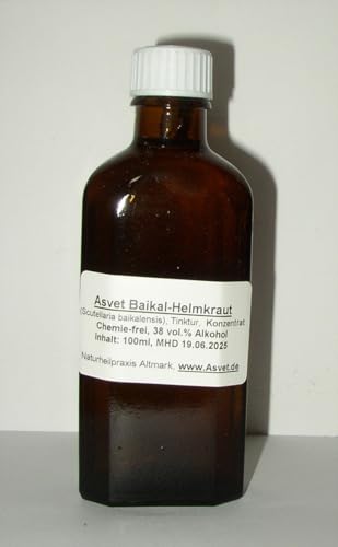 100ml Asvet Baikal Helmkraut Tropfen Extrakt 1 3 Scutellaria Tinktur vegan