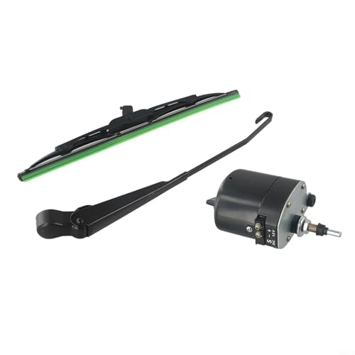 12 V Scheibenwischermotor elektrischer Scheibenwischer mit Wischerblatt elektrisches Scheibenwischer-Set für Traktor Boot RV Motor Wischer