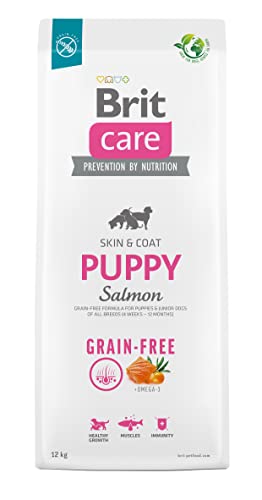 Brit Dry food for puppies and young dogs of all breeds 4 weeks - 12 months Care Dog Grain-Free Puppy Salmon 12kg