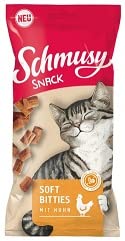 Finnern Schmusy Soft Bitties idealer Katzensnack 60g Huhn 8 Stück