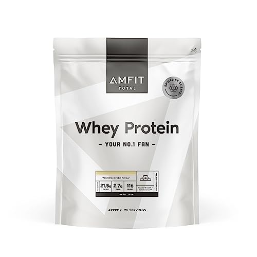 Amazon Marke Amfit Nutrition TOTAL Whey Geschmacksrichtung Vanille Eis 75 portions 2.27kg 1er Pack