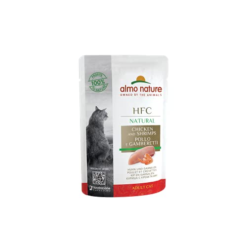 Almo nature HFC Natural Huhn und Garnelen 24 Beutel 24 x55g