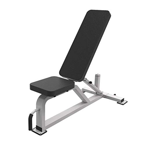 asdchZen Verstellbare Hantelbank Multifunktionaler Fitnessstuhl Sit-Up-Brett Bankdrücken Hantelbank Fitnessstudio Belastbare 400 Kg-Bänke Schwarz 132 568119 5 cm