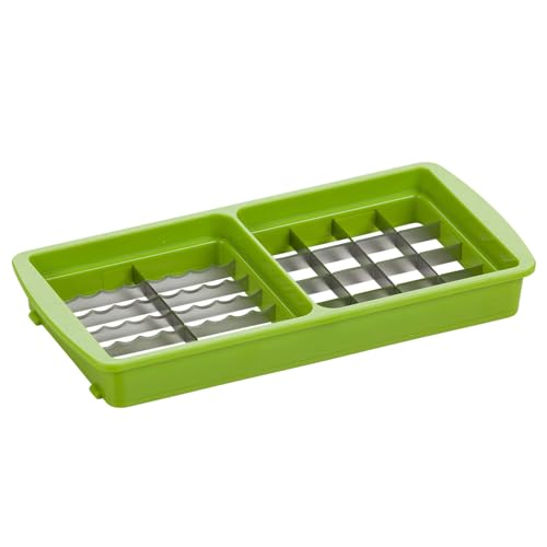 Genius Nicer Dicer Smart Gemüseschneider Messereinsatz Gemüsehobel Salatschneider Zubehör Würfelschneider für 10x30 15x15 mm Kiwigrün Ersatzteile Ersatz