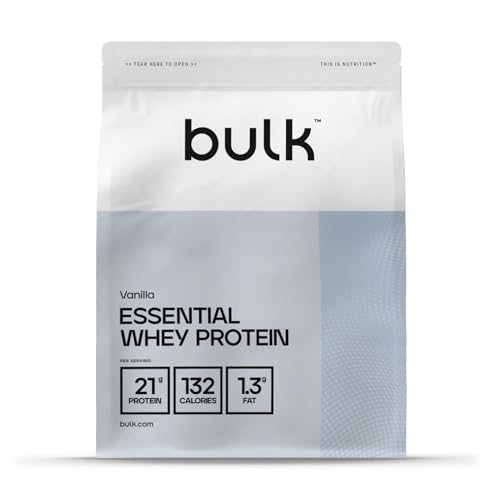 Bulk Essentielles Whey Protein Protein Pulver Eiweißpulver Vanille 2 5 kg 71 Portionen Verpackung Kann Variieren