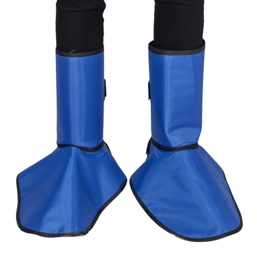 KPHYMOD Bleischürze Röntgenblei-Schutzanzug Leichte Weiche Röntgenblei-Gummistiefel Für Strahlenschutz An Füßen Und Beinen Neutral Für Erwachsene Color Blue Size 0.5mmpb