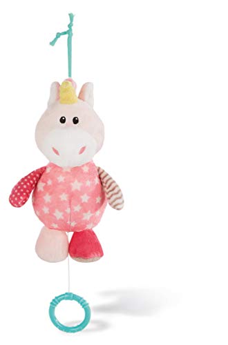 NICI 43657 Musical Soft Toy Unicorn Spieluhr Einhorn Stupsi 18 cm rosa