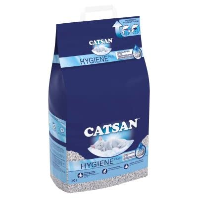 Catsan Hygiene nicht klumpendes Katzenstreu 3 Packungen 3 x 20l