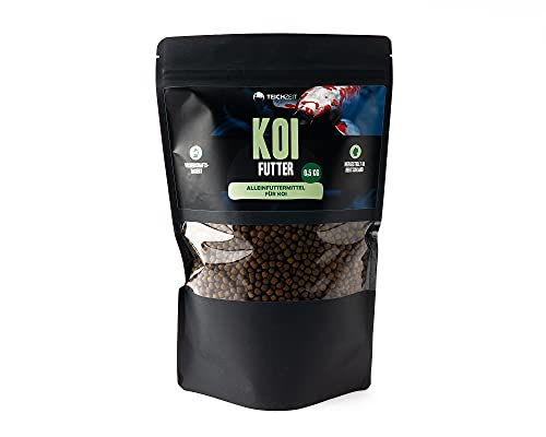 NatureHolic - Koi Futter I hochwertige Zusätze wie Krill Astaxanthin und Spirulina I exakt auf den Bedarf von Koi abgestimmt I Made in Germany I 0 5 kg