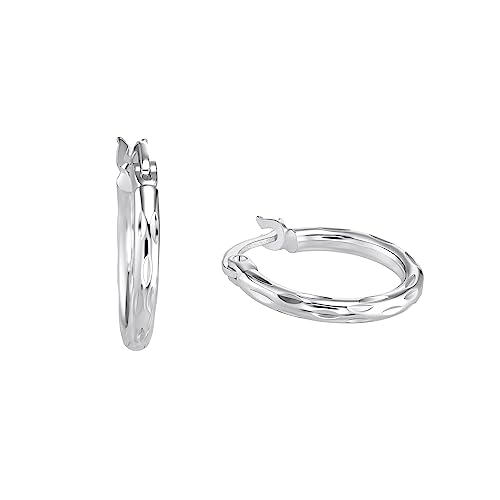 s.Oliver Creolen 925 Sterling Silber Damen Ohrschmuck 1 6 cm Silber Kommt in Schmuck Geschenk Box 2034239