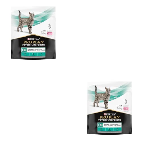 Purina PRO PLAN Veterinary Diets EN Gastrointestinal Doppelpack 2 x 400 g Diätalleinfuttermittel für Katzen und Kätzchen Kann helfen bei Resorptionsstörungen des Darms