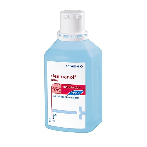 Schülke Desmanol Pure 500ml Händedesinfektionsmittel alkoholisches Desinfektionsmittel zur Anwendung auf der Haut hautpflegende Desinfektionslösung mit Panthenol