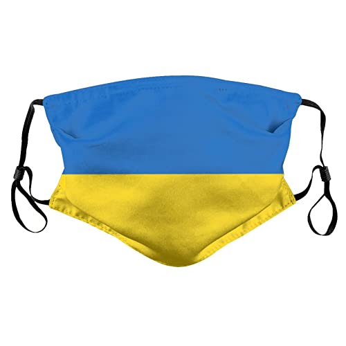 Hdadwy Gesichtsmaske Hautpflege Ukraine Flagge Gesichtsmasken für Frauen Outdoor-Aktivitäten Personalisierte Geschenke