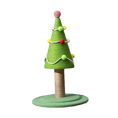 LOVIVER Kratzbaum für Katzen Kratzbäume für Kätzchen Weihnachtsbaum-Kratzbrett Ornament-Katzenbaum für Kätzchen Erwachsene große Katzen groß